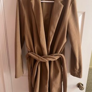 Tan pea coat